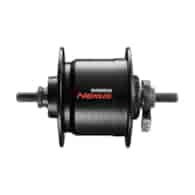 Piasta przód z prądnicą 6V/2.4W;36H:śruby czarna