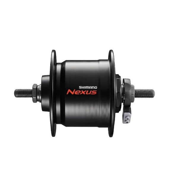 Piasta przód z prądnicą 6V/2.4W;36H:śruby czarna