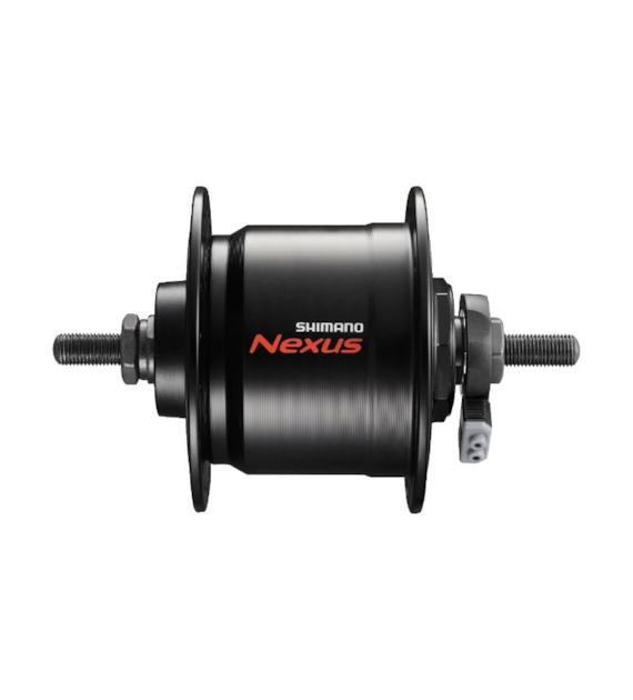 Piasta przód z prądnicą 6V/2.4W;36H:śruby czarna