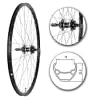 Koło 29  tył PA/OAlu.StożCzar; HT-6śr;Łoż;wol