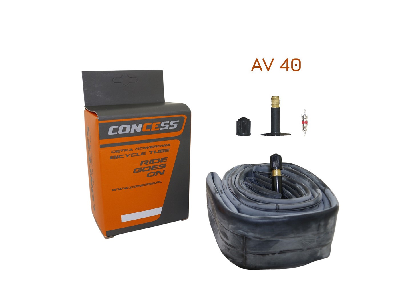 Dętka 10x2 CONCESS AV-40