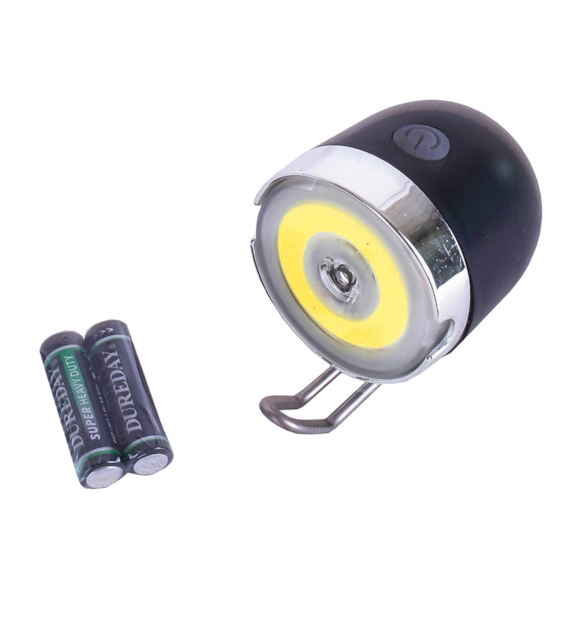 Lampa przód MDR-7111 baterie Chip Led czarna AM