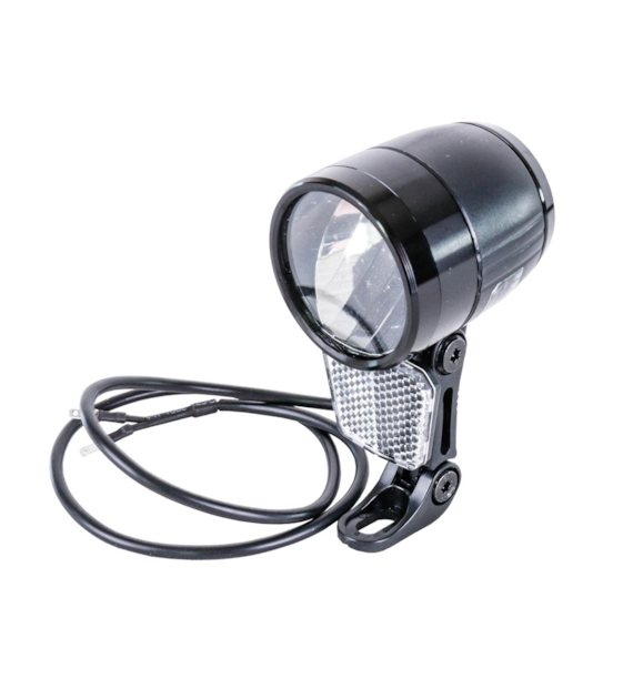 Lampa przód JY-7090EL na dynamo 100Lux 6V-48V