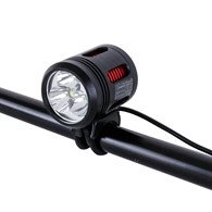 Lampa przód JY-8010-3K akumulat. 3 LED 3000 lumen