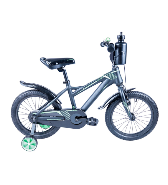 Rower Majdller 16'' DRAKON 16 Grafit-czarny-zielon