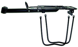 Bagażnik fi 25.0-31.8mm alum pod sztyce czarny