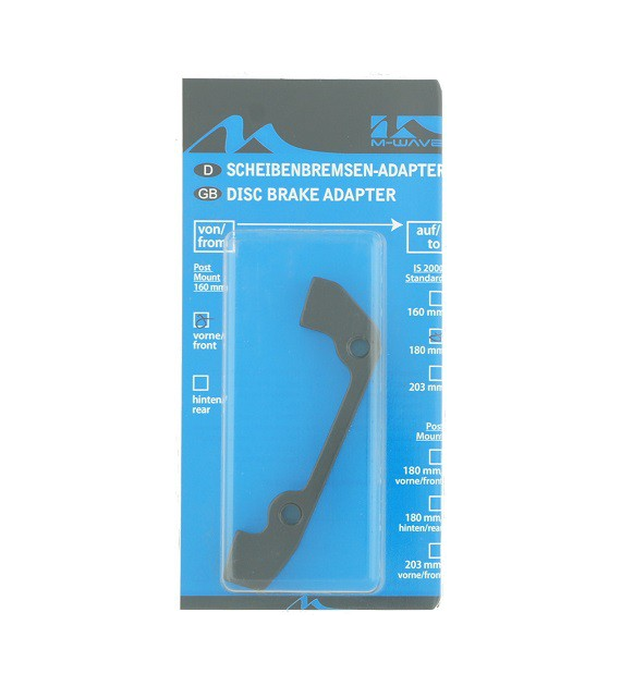 Adapter ham.tarcz.przód shim.160mm;IS 160mm