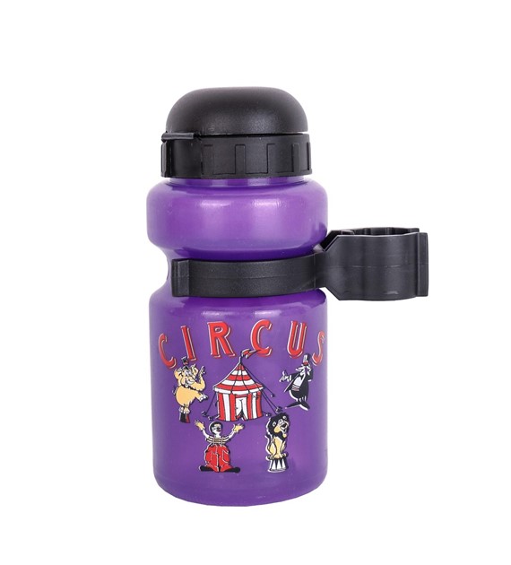 Bidon dzieciecy fiolet 300ml + mocowanie