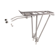 Bagażnik 24 -28  aluminiowy regulowany srebrny