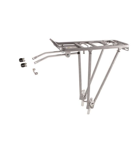 Bagażnik 24 -28  aluminiowy regulowany srebrny