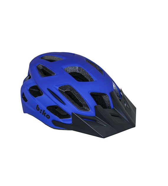 KASK HB3-2_B L + lampka tył; niebieski mat 58-60