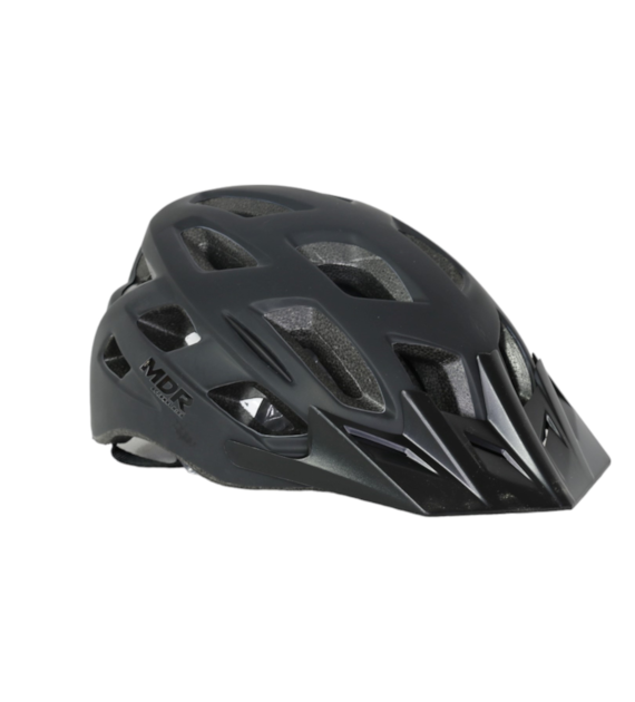 KASK HB3-2_C M + lampka tył; czarny mat 55-58