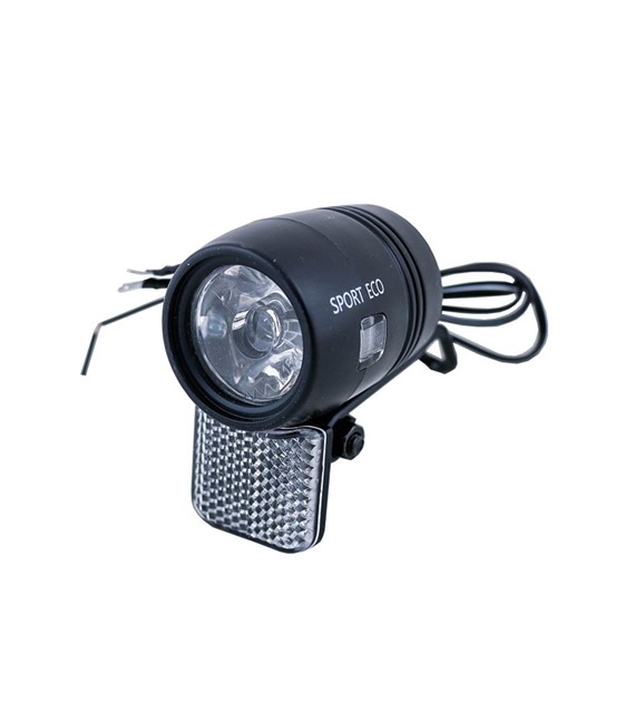 Lampa przód Sport Eco 20 Lux dynamo z wył.