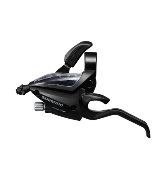 Dźwignia prz/ham 3 rzęd STEF500 lewa czarny