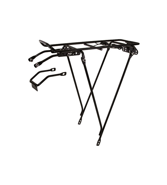 Bagażnik 26-28  stal regulowany czarny