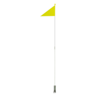 Chorągiewka żółta-odblaskowa 150cm