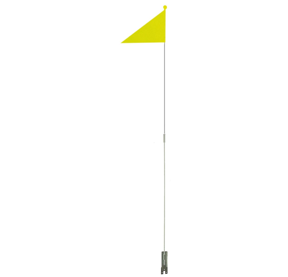 Chorągiewka żółta-odblaskowa 150cm