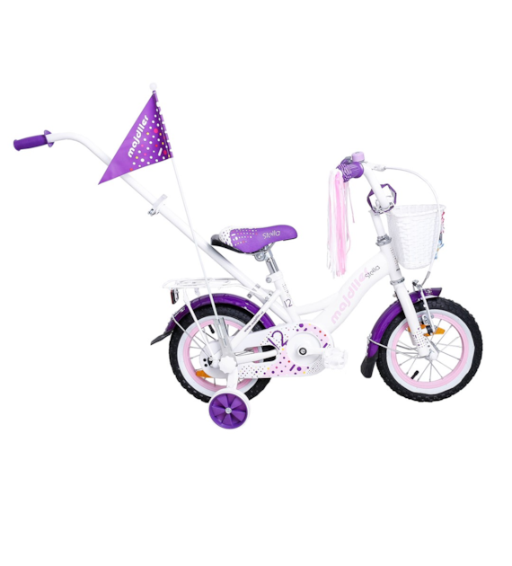 Rower Majdller 12'' STELLA Biały-Fiolet