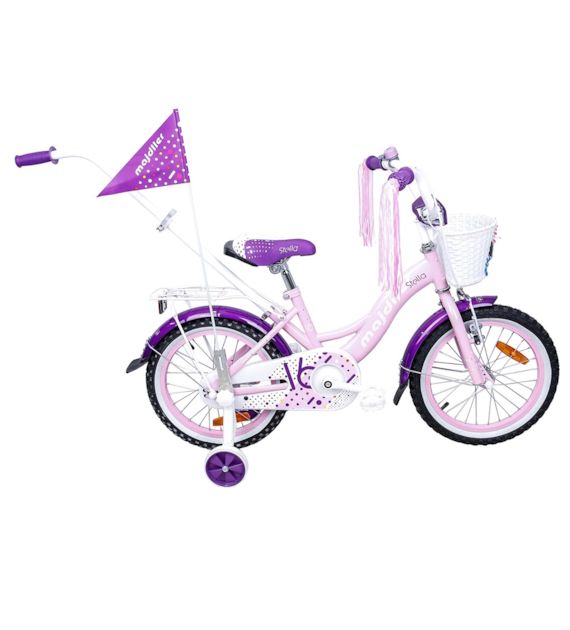 Rower Majdller 16'' STELLA Różowy-Fiolet