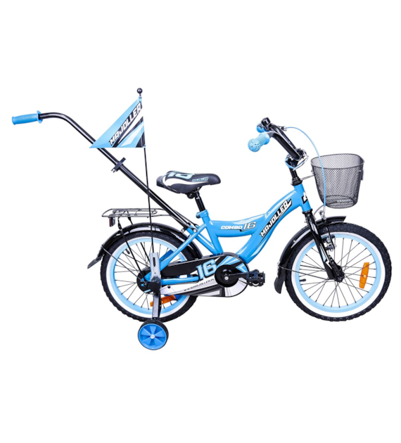 Rower Majdller 16'' COMBO Niebieski-Czarny
