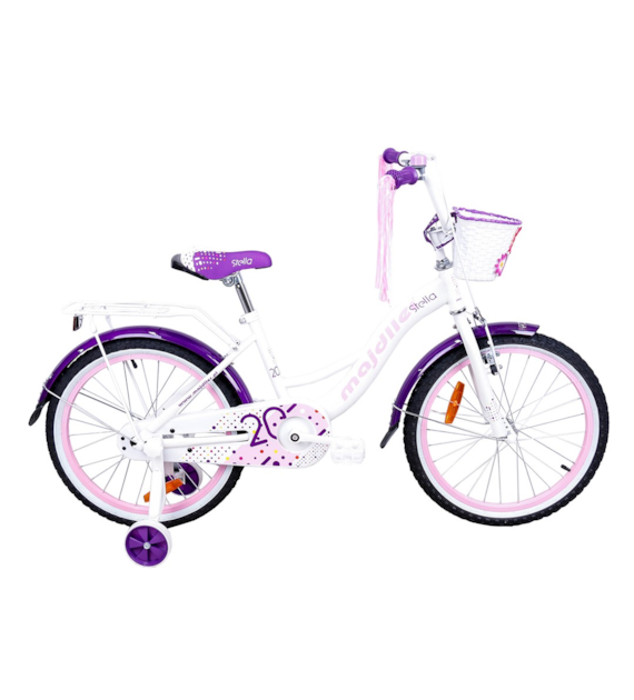 Rower Majdller 20'' STELLA Biały-Fiolet