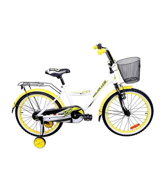 Rower Majdller 20'' COMBO Biały-Żółty