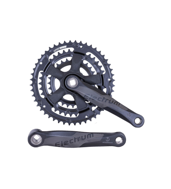 Mechanizm korbowy Electrum 170x48x38x28 Alu czarny