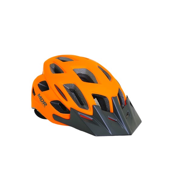 KASK HB3-2 L + lampka tył; orange mat 58-60