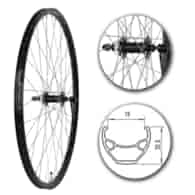 Koło 27,5  przód P/Cz/O Alu.Stoż Czarny CL-SHIMANO
