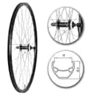 Koło 29  przód P/Cz/O Alu.Stoż.Czarny;CL-SH;Sz-SR
