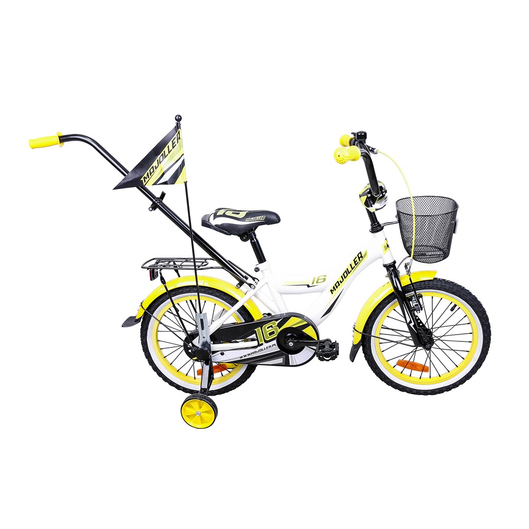 Rower Majdller 12'' COMBO Biały-Żółty