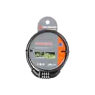 Zapięcie pętla TY445 8x650mm szyfr czarne