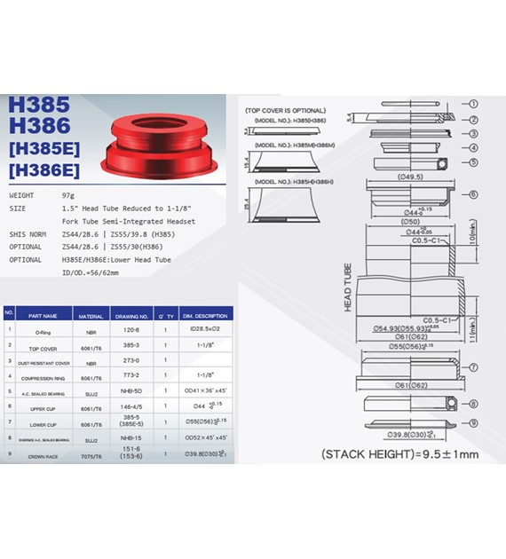 Ster 1.5-11/8  H-385E;ZS44/28,6/ZS56/62/39.8(30)