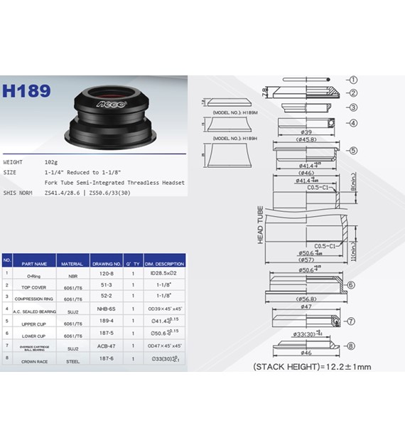 Ster 1.4-11/8  H-189;ZS41/28,6/ZS50/33 (30)