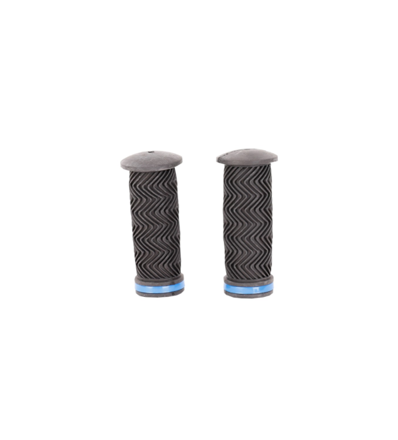 Chwyt BV-975 TPE;95mm czarny/ring niebieski AM