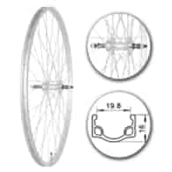 Koło 28  tył PA/OA Płaska Pod Wolnobieg; szer.20mm