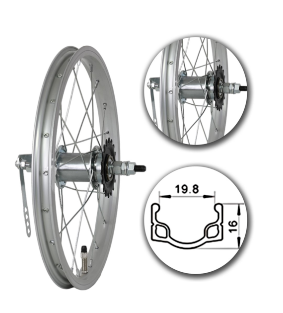 Koło 16  tył PS/OA Płaska; Torp Guli;szer.wew.20mm