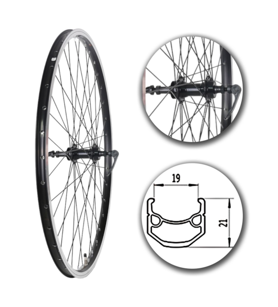 Koło 28  tył PA-BLQR/OA Stożek BL;Szpr-BL Wolnobie
