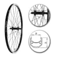 Koło 26  przód PA-BL-QR;ł/masz/OA Stożek BL;Sz BL