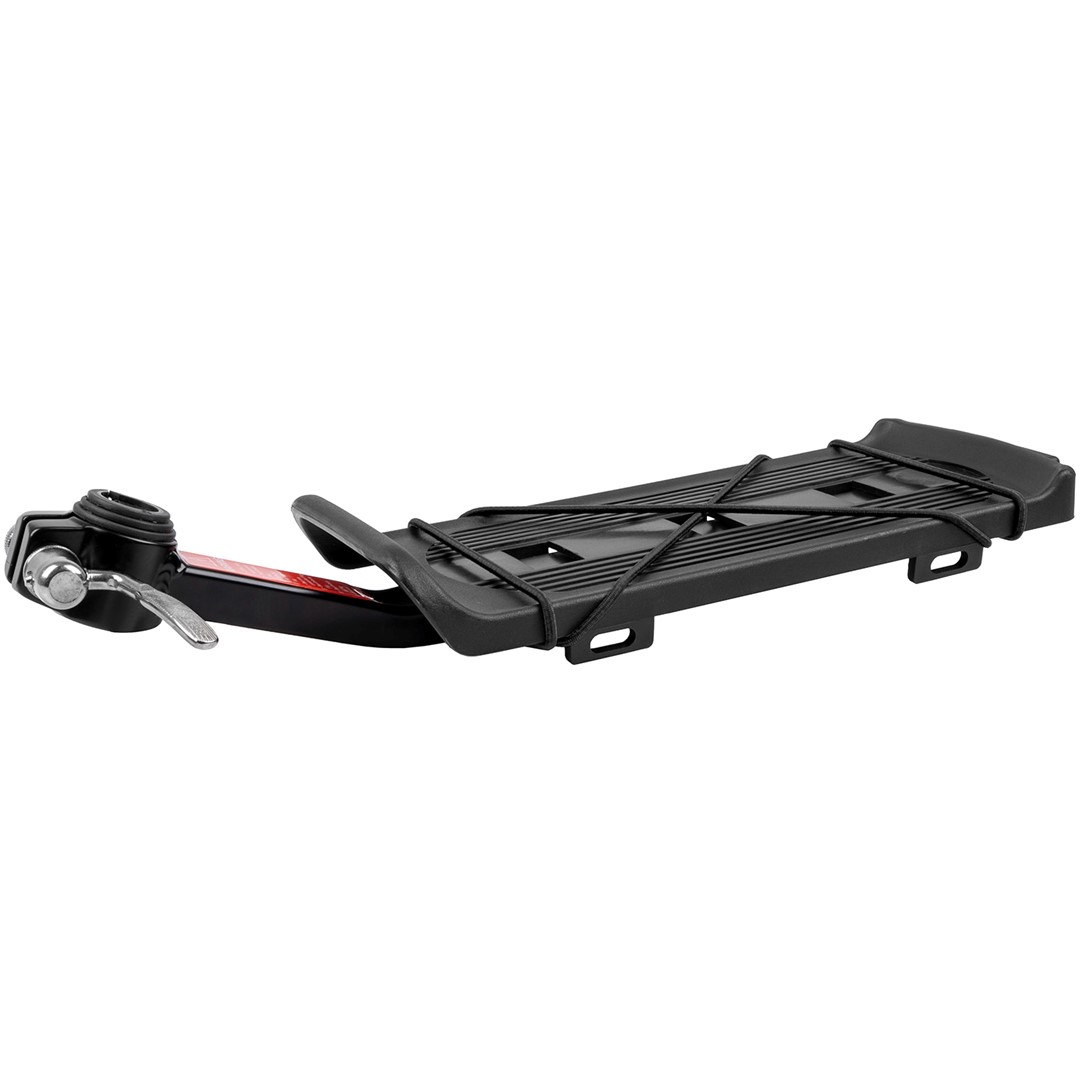 Bagażnik fi 25.0-31.8mm QR alu pod sztycę czarny