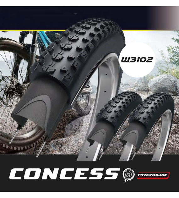 Opona 29x2,25 CONCESS W3102 60TPI SkinWall Czarna