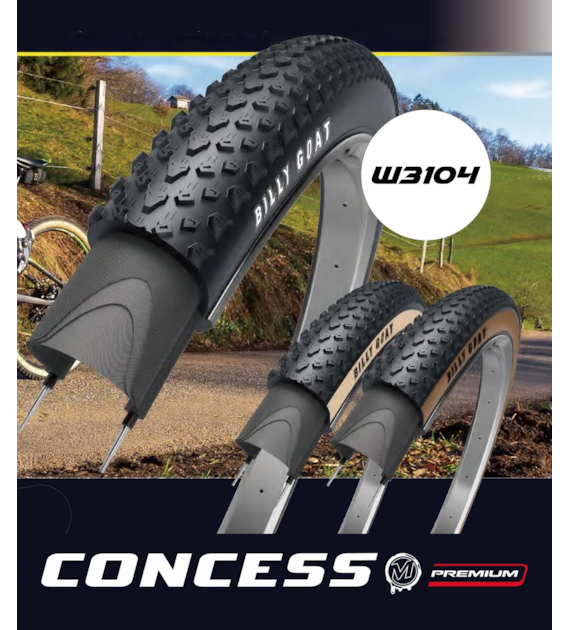 Opona 26x2,10 CONCESS W3104 60TPI SkinWall+Nylon B