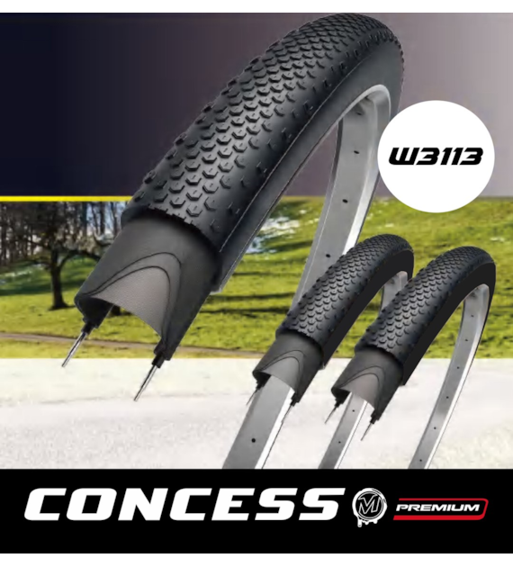 Opona 700X38C;40-622 CONCESS W3113 60TPI SkinWall