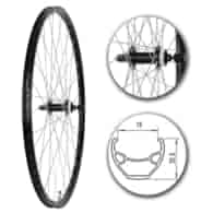 Koło 27,5  przód P/Cz/O Stożek BL; CL-SH; Sz-BL