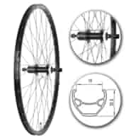 Koło 27,5  tył 8/9 P/Cz/O Stożek BL; CL Sz-BL