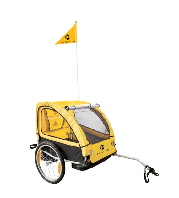 Przyczepka rowerowo-dziecięca Alu rama amor.