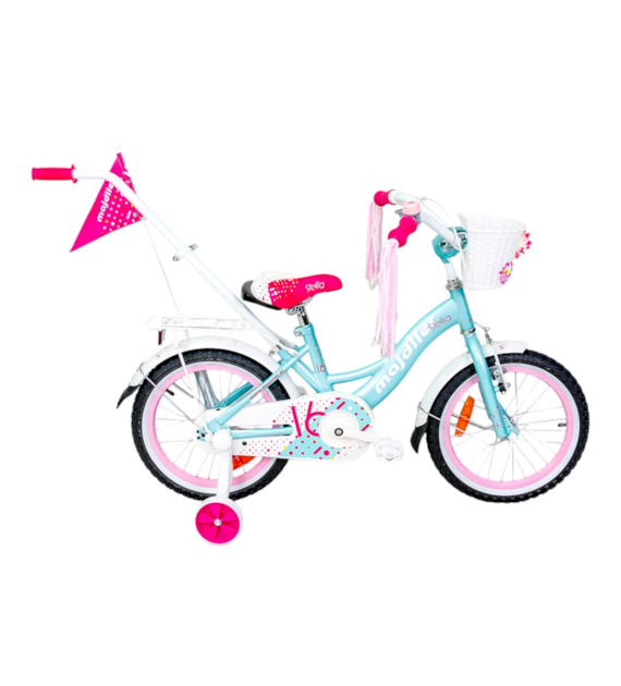 Rower Majdller 16'' STELLA Mięta/Różowy