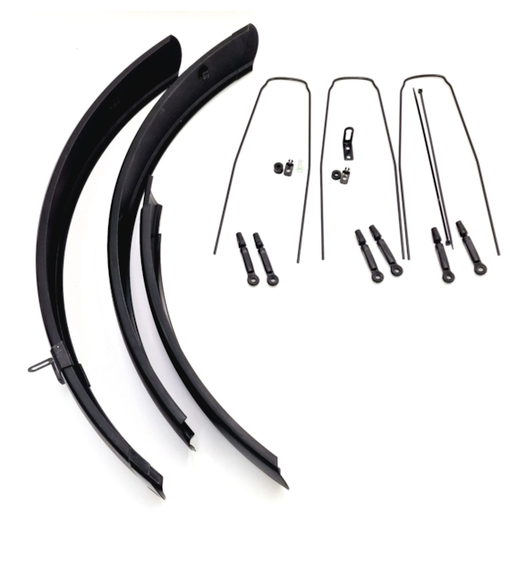 Błotnik Roto 29  pełny czarny