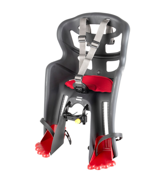 Fotelik Belleli TATOO FIX Grafitowy do przodu