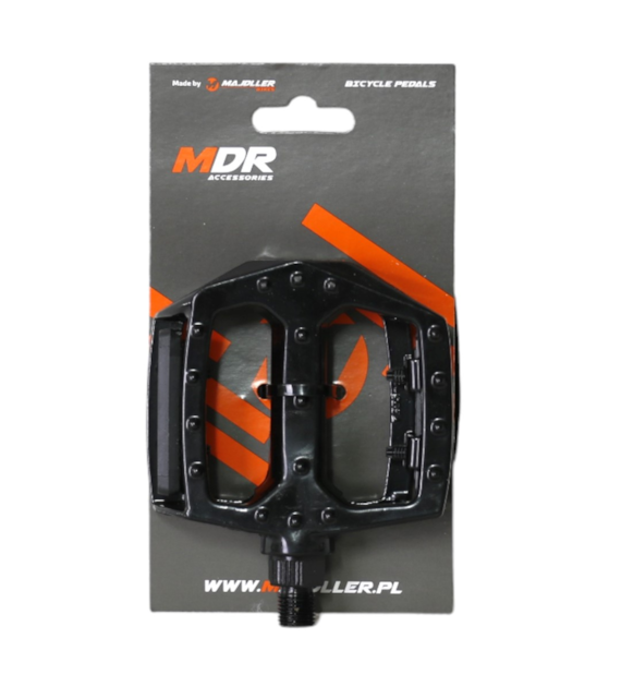 Pedały FP-965 1/2  Bmx alu czarne z odblaskiem